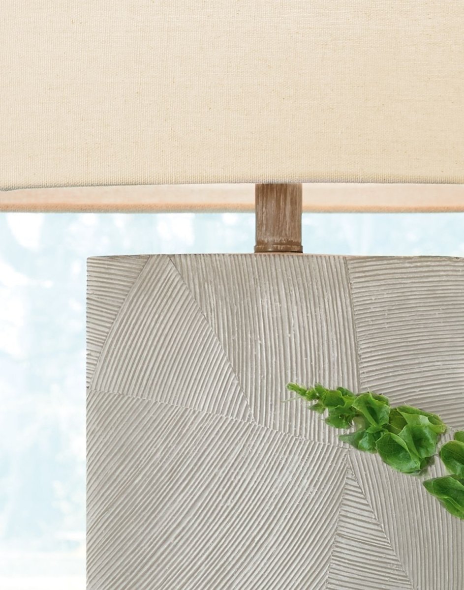 Bradard - Poly Table Lamp - Brown Table Lamps by Signature Design by Ashley® - Walls Furniture & Mattress