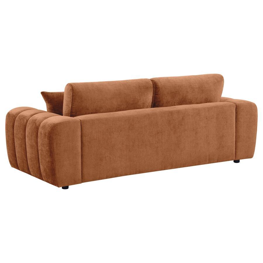 Burnett - Chenille Upholstered Sofa Set Stationary Sofas & Loveseats by Coaster Fine Furniture - Walls Furniture & Mattress