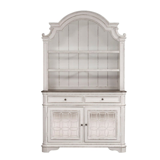 Magnolia Manor - Hutch & Buffet - White Hutches & Buffets by Liberty Furniture - Walls Furniture & Mattress