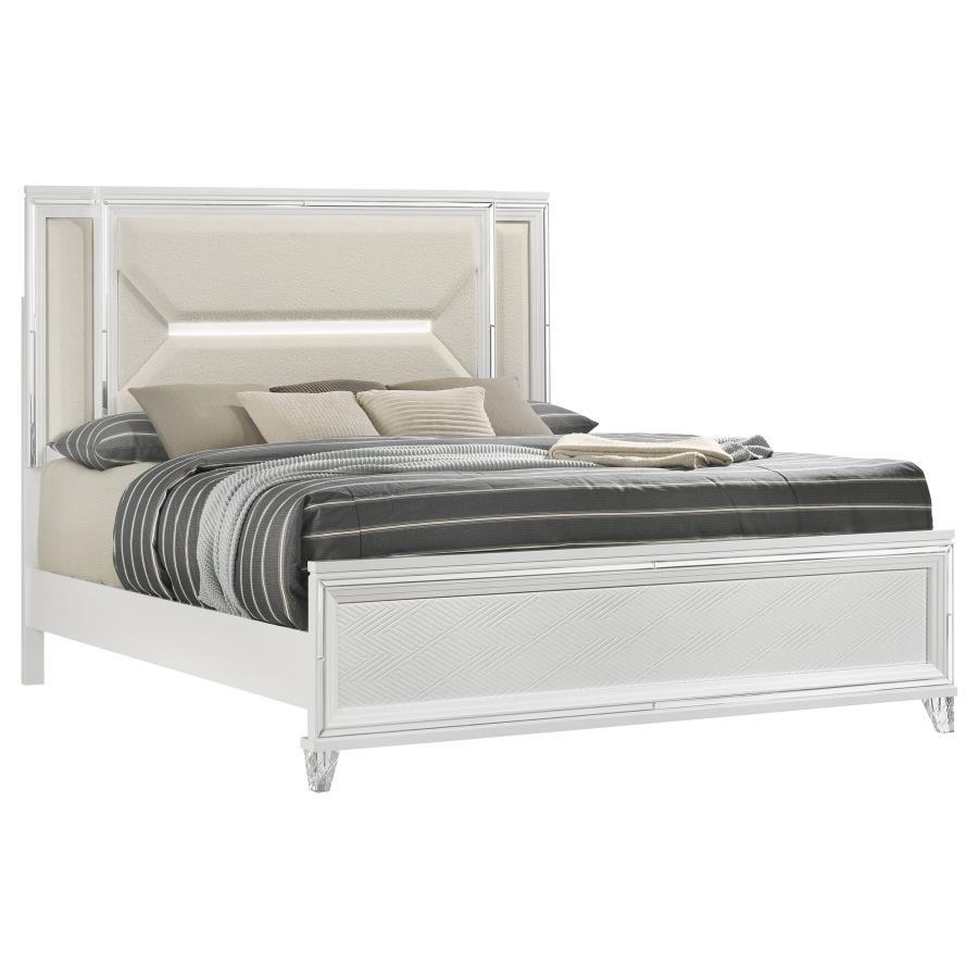Marmore - Panel Bed LED Headboard Panel Beds by Coaster Fine Furniture - Walls Furniture & Mattress