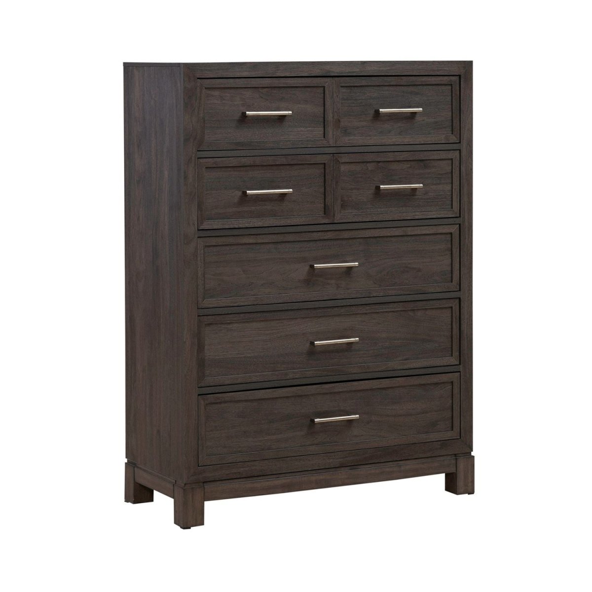 Modern Edge - 5 Drawer Chest - Brown Accent Chests by Liberty Furniture - Walls Furniture & Mattress