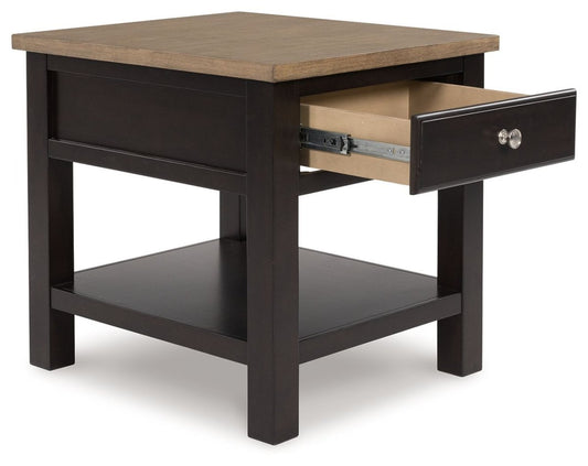 Drazmine - Rectangular End Table - Brown End Tables by Signature Design by Ashley® - Walls Furniture & Mattress