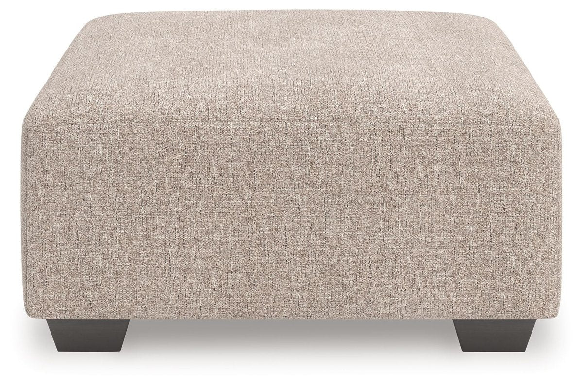 Seyler Lane - Beige - Oversized Accent Ottoman Accent Ottomans by Benchcraft® - Walls Furniture & Mattress