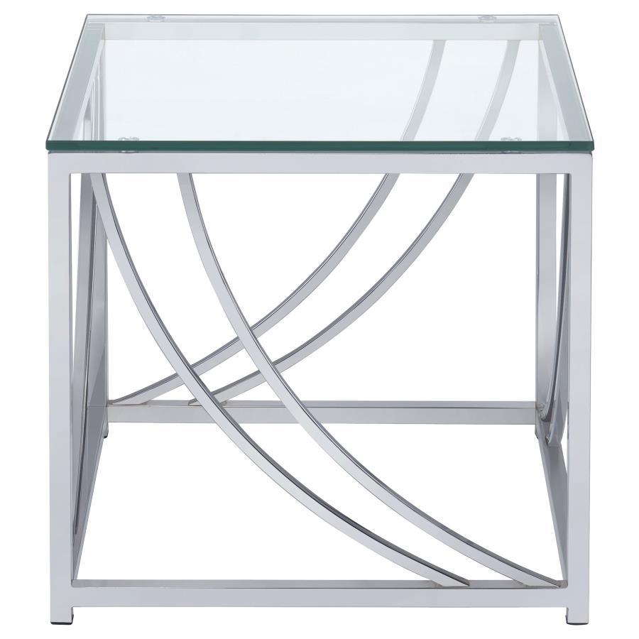 Lille - Glass Top Entryway Sofa Console Table Accents End Tables by CoasterEssence - Walls Furniture & Mattress