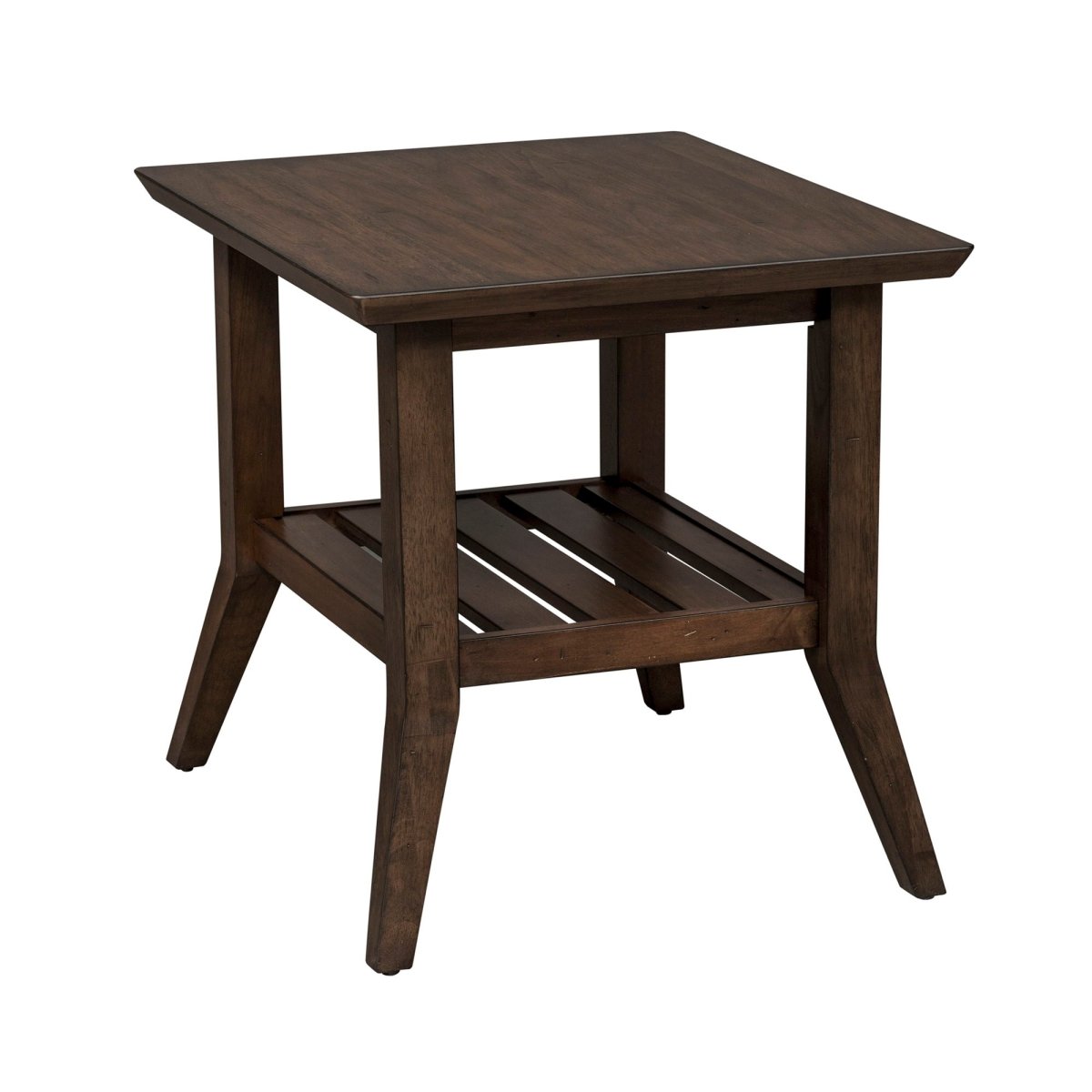 Ventura Blvd - Rectangular End Table - Dark Brown End Tables by Liberty Furniture - Walls Furniture & Mattress