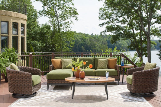 Horizon Hall - Lounge Set 6 Piece Outdoor Sets by Signature Design by Ashley® - Walls Furniture & Mattress