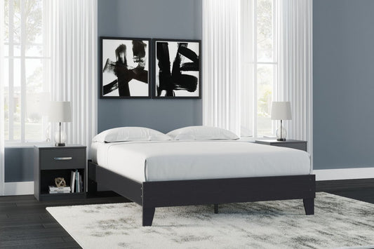 Finch - Platform Bed Platform Beds by Signature Design by Ashley® - Walls Furniture & Mattress