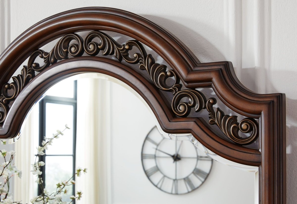 Lavinton - Dresser And Mirror - Brown Dresser & Mirror by Signature Design by Ashley® - Walls Furniture & Mattress