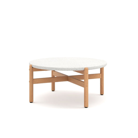 Solstice - Coffee Table With Terrazo Top - White Coffee Tables by New Classic - Walls Furniture & Mattress