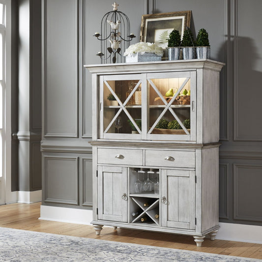 Ocean Isle - Hutch & Buffet Hutches & Buffets by Liberty Furniture - Walls Furniture & Mattress