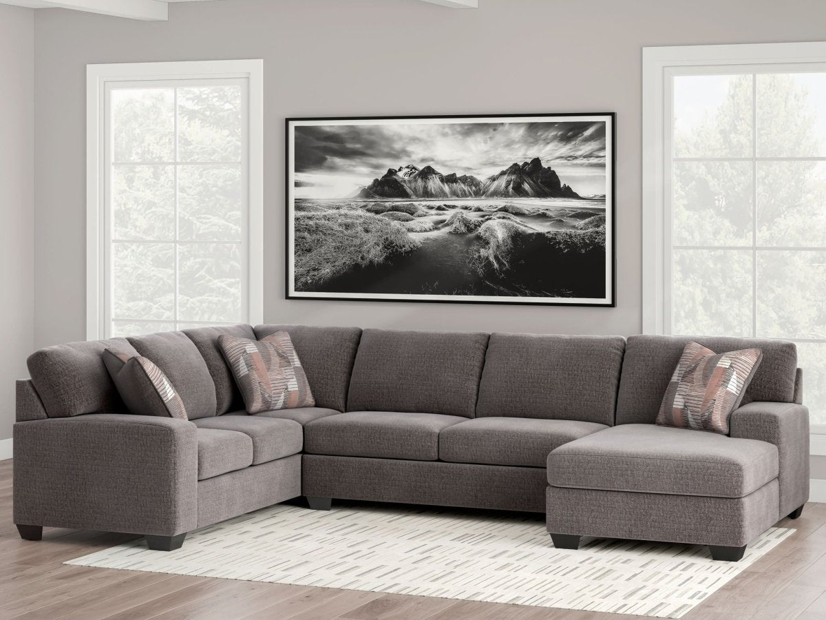 Seyler Lane - Sectional Stationary Sectionals by Benchcraft® - Walls Furniture & Mattress