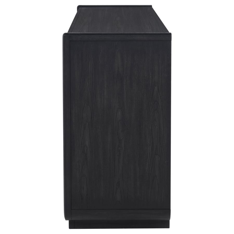 Leandro - 2 - Drawer Dining Sideboard Server - Burnished Black Servers by Coaster Fine Furniture - Walls Furniture & Mattress