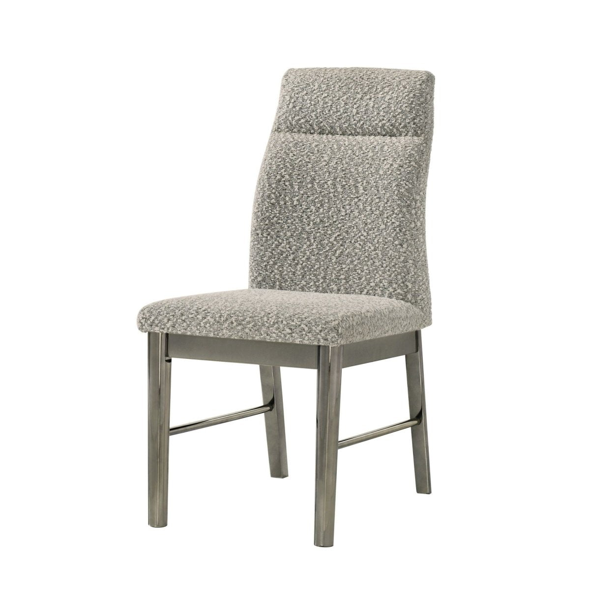 Lennox - Upholstered Side Chair (Set of 2) - Gray Chair Sets by New Classic - Walls Furniture & Mattress