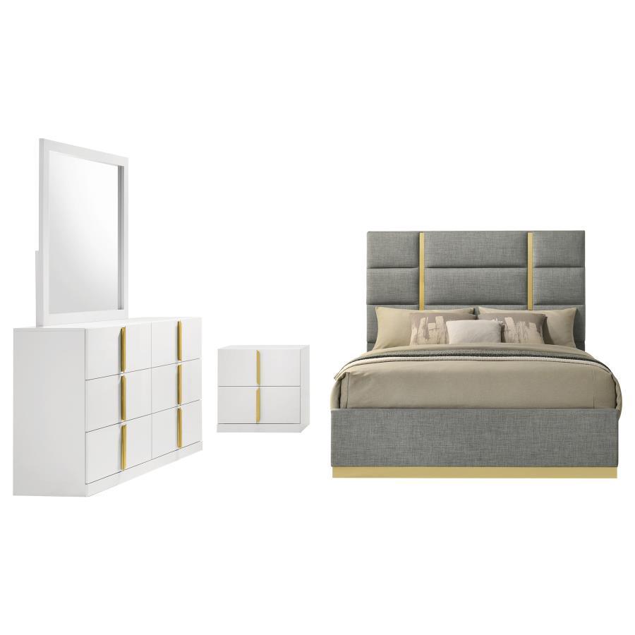 Ines - Bedroom Set 4 Piece Bedroom Sets by Coaster Fine Furniture - Walls Furniture & Mattress