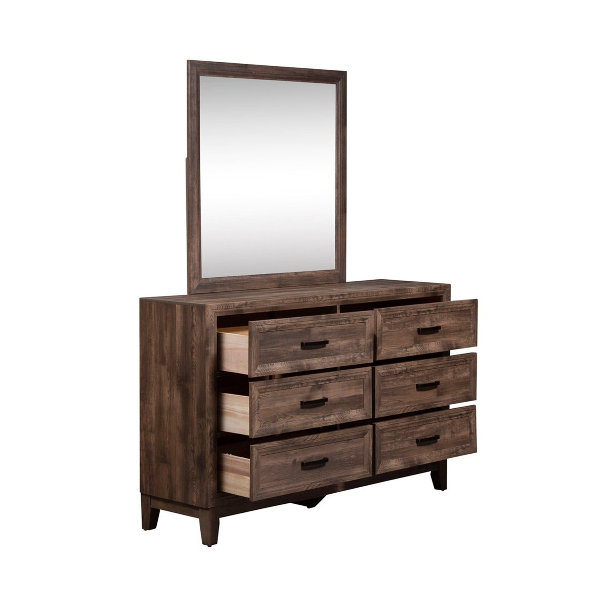 Ridgecrest - Dresser & Mirror - Light Brown Dresser & Mirror by Liberty Furniture - Walls Furniture & Mattress