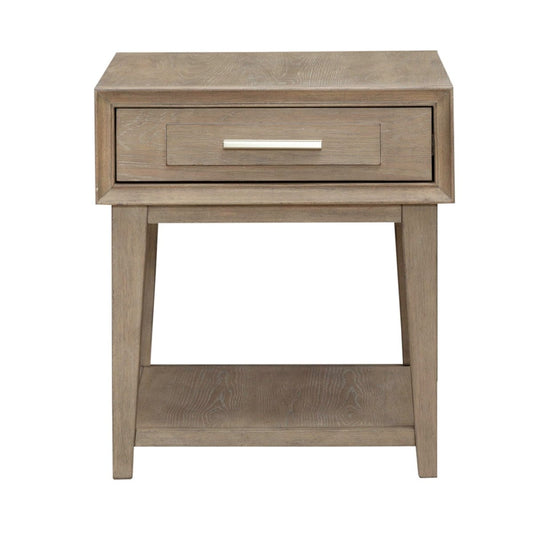 Brentwood - End Table - Sandstone End Tables by Liberty Furniture - Walls Furniture & Mattress