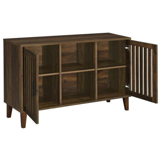 Torin - 2 Door Engineered Wood Accent Cabinet - Dark Pine Accent Cabinets by Coaster Fine Furniture - Walls Furniture & Mattress