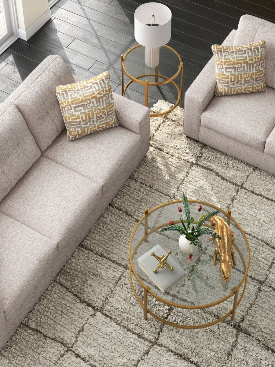 Pearlox - Gold - Occasional Table Set (Set of 3) Table Sets by Signature Design by Ashley® - Walls Furniture & Mattress