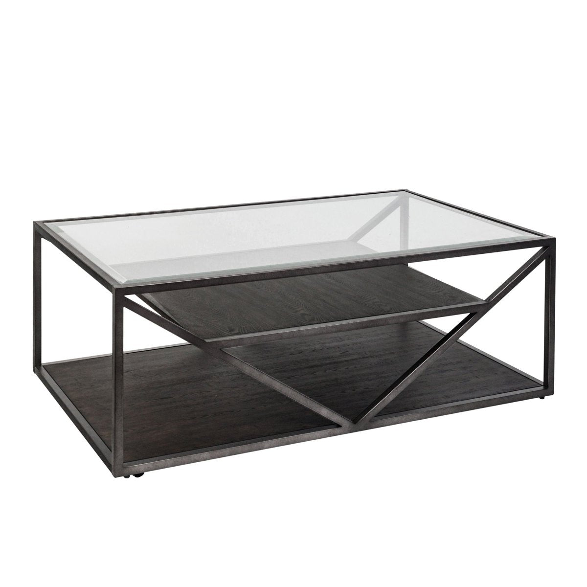Arista - Rectangular Cocktail Table - Dark Gray Cocktail Tables by Liberty Furniture - Walls Furniture & Mattress