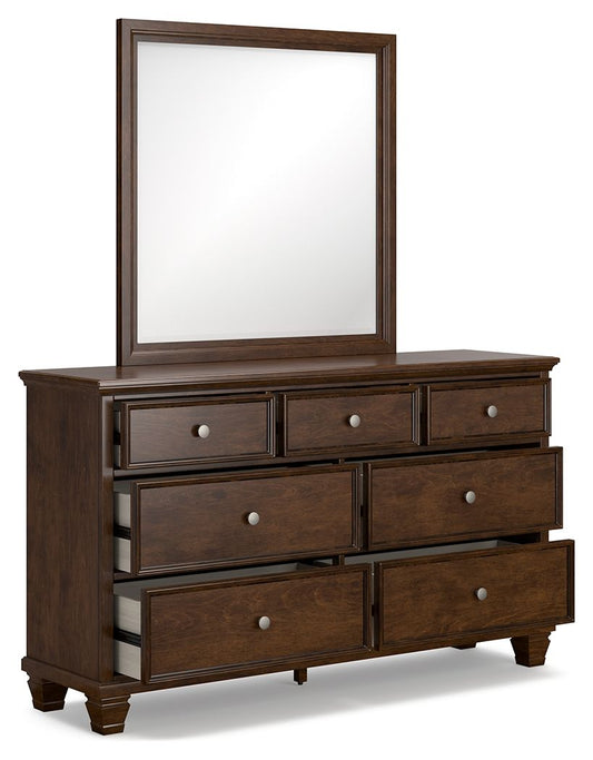 Danabrin - Dresser And Mirror - Brown Dresser & Mirror by Signature Design by Ashley® - Walls Furniture & Mattress