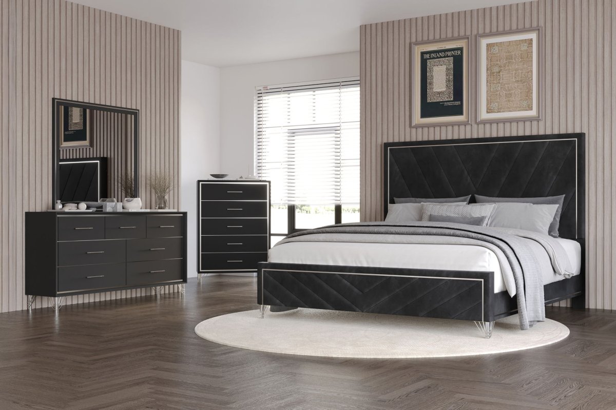 Ava - Bedroom Set 4 Piece Bedroom Sets by New Classic - Walls Furniture & Mattress