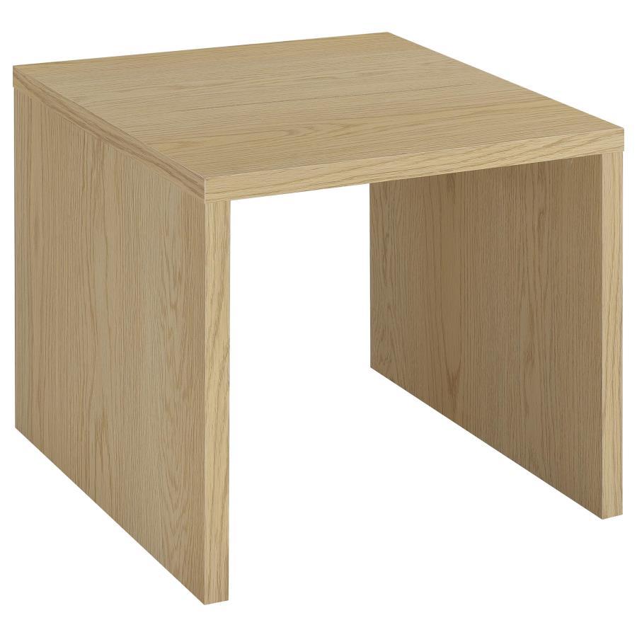 Canoga - Lift Top Cocktail Coffee Table Set - Light Oak Table Sets by Coaster Fine Furniture - Walls Furniture & Mattress