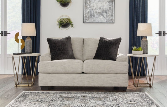 Vayda - Loveseat - Pebble Stationary Loveseats by Signature Design by Ashley® - Walls Furniture & Mattress