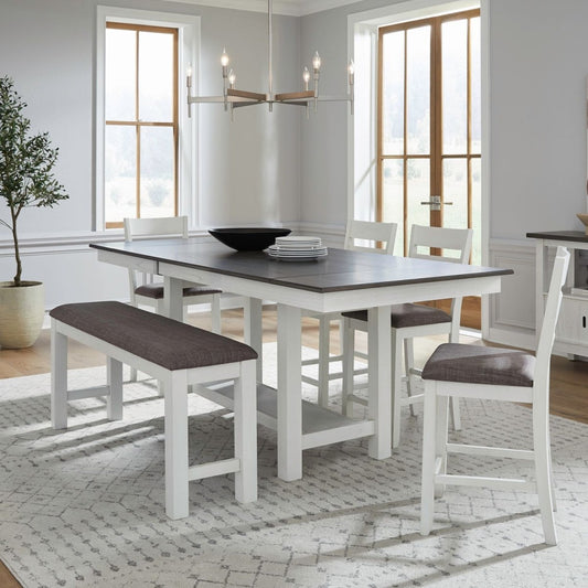 Brook Bay - Optional Gathering Trestle Table Set 5 Piece Dining Room Sets by Liberty Furniture - Walls Furniture & Mattress
