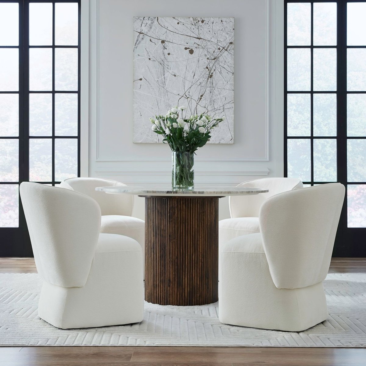 Accent Dining - Dining Chair With Casters Accent Side Chairs by Liberty Furniture - Walls Furniture & Mattress
