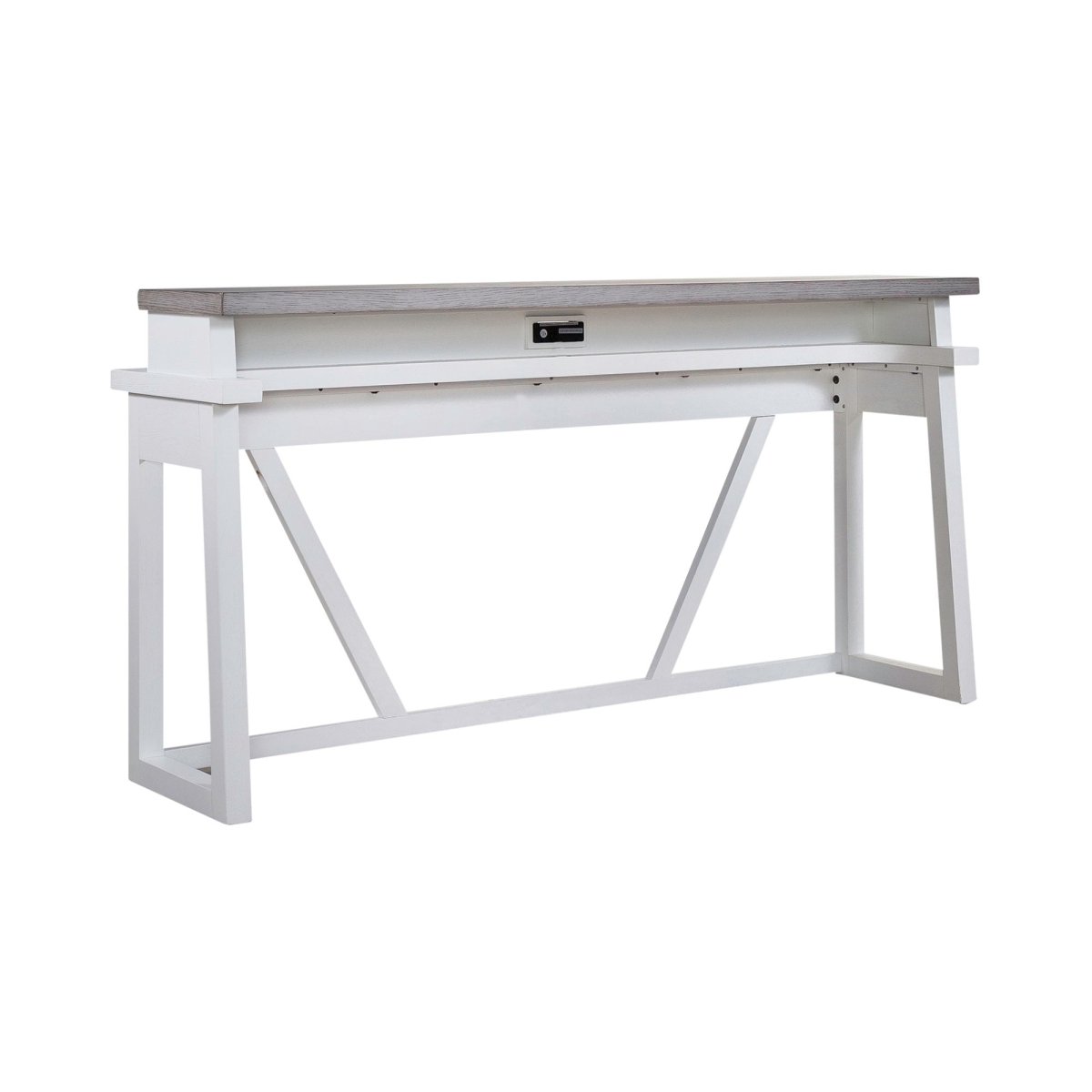 Palmetto Heights - Console Bar Table - White Console Tables by Liberty Furniture - Walls Furniture & Mattress