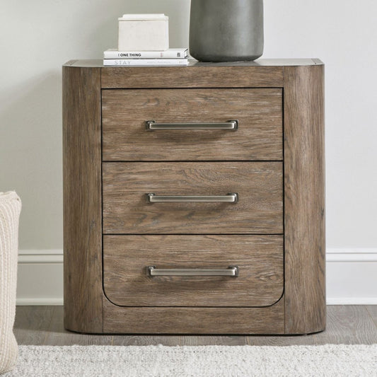 South Bend - Nightstand With Charging Station - Brown Nightstands w/ Charging Stations by Liberty Furniture - Walls Furniture & Mattress