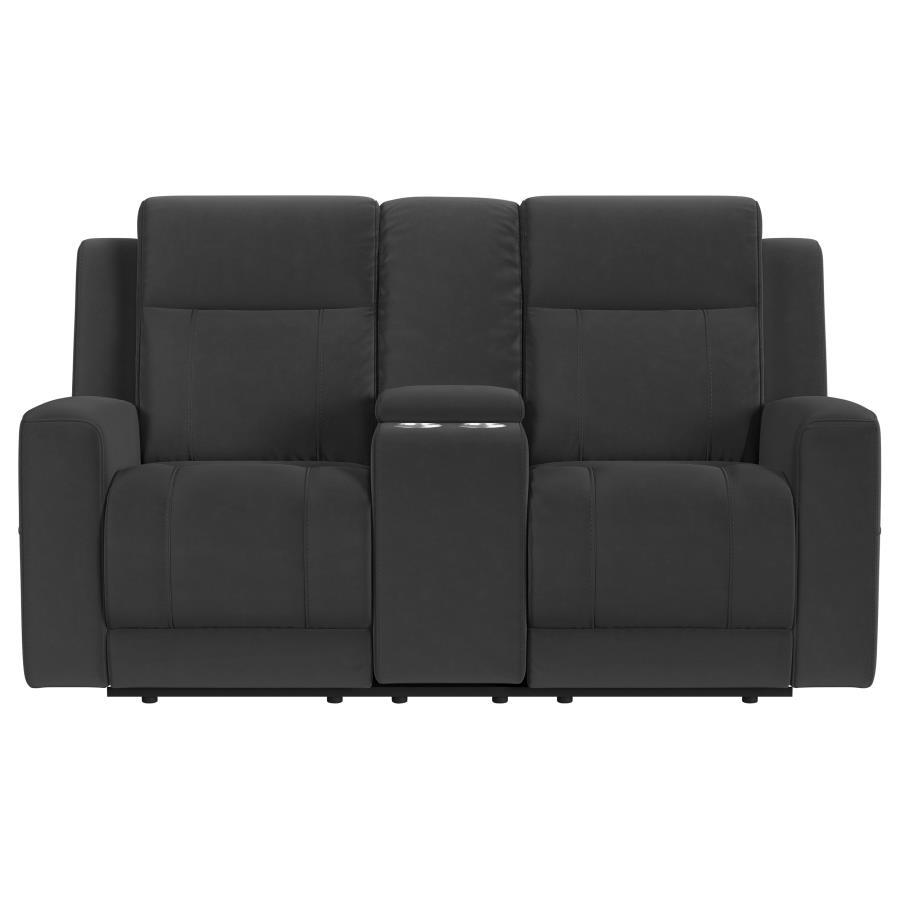 Brentwood - Upholstered Motion Reclining Loveseat Reclining Loveseats by Coaster Fine Furniture - Walls Furniture & Mattress
