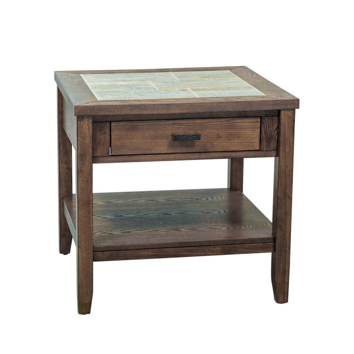 Mesa Valley - End Table - Dark Brown End Tables by Liberty Furniture - Walls Furniture & Mattress