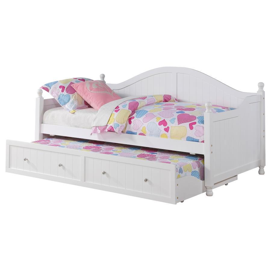 Julie Ann - Arched Back Day Bed With Trundle Daybeds by CoasterElevations - Walls Furniture & Mattress