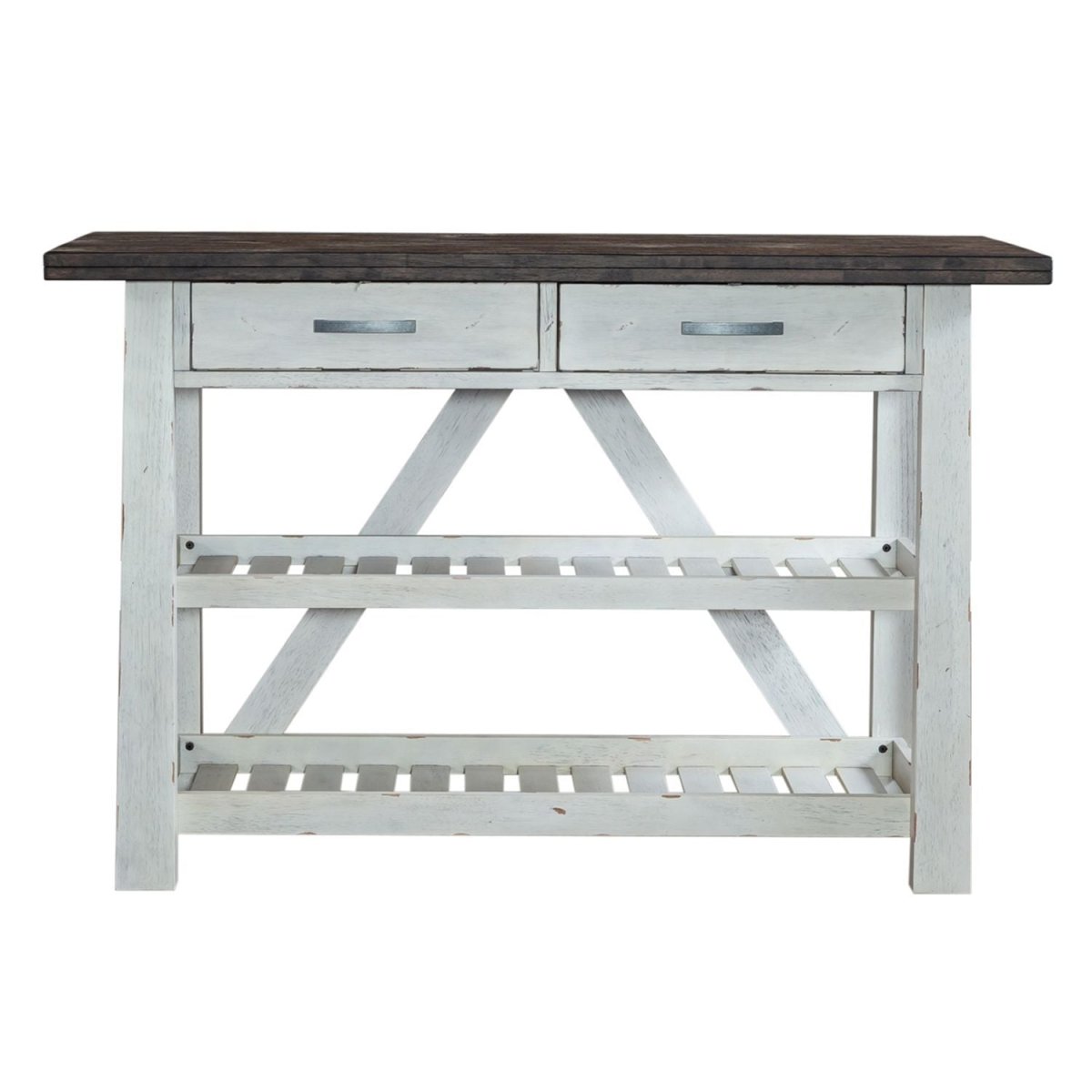 Farmhouse - Server - White Servers by Liberty Furniture - Walls Furniture & Mattress