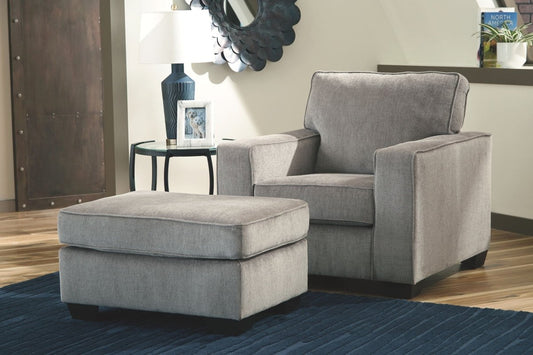 Altari - Chair With Ottoman Stationary Chair & Ottoman by Signature Design by Ashley® - Walls Furniture & Mattress