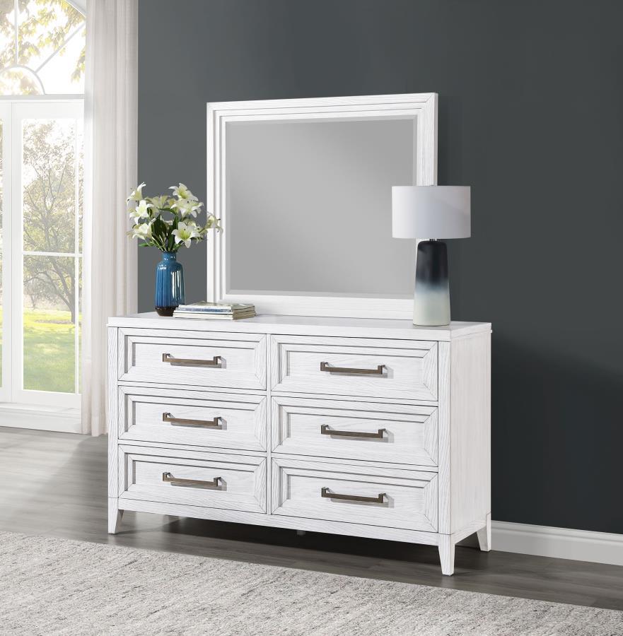 Marielle - 6 - Drawer Bedroom Dresser Dressers by CoasterEveryday - Walls Furniture & Mattress