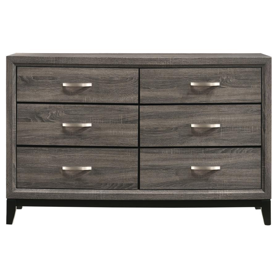Watson - 6 - Drawer Dresser Dressers by CoasterEveryday - Walls Furniture & Mattress
