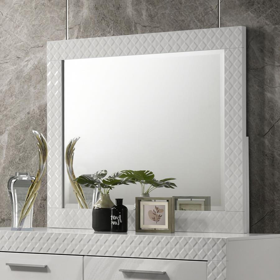 Ives - Dresser Mirror Bedroom Mirrors by Coaster Fine Furniture - Walls Furniture & Mattress