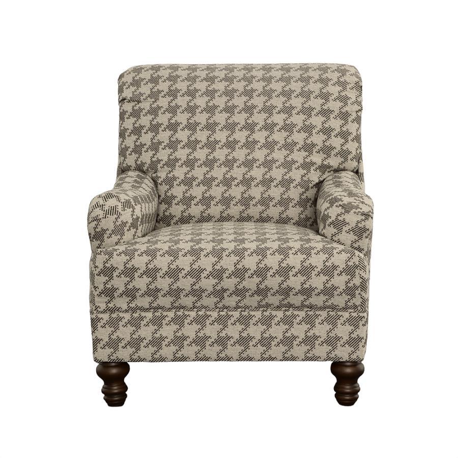 Glenn - Upholstered English Arm Accent Chair Arm Chairs by CoasterElevations - Walls Furniture & Mattress