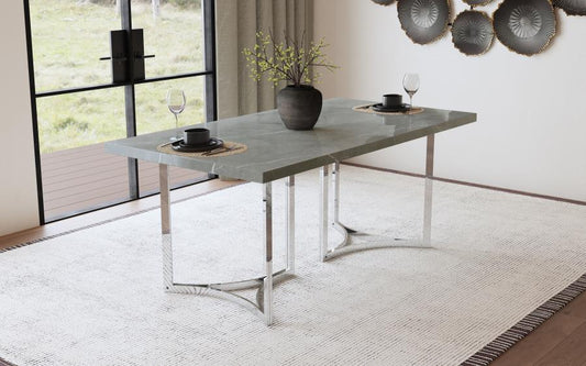 Sterling - Rectangular Dining Table - Gray Dining Tables by Coaster Fine Furniture - Walls Furniture & Mattress