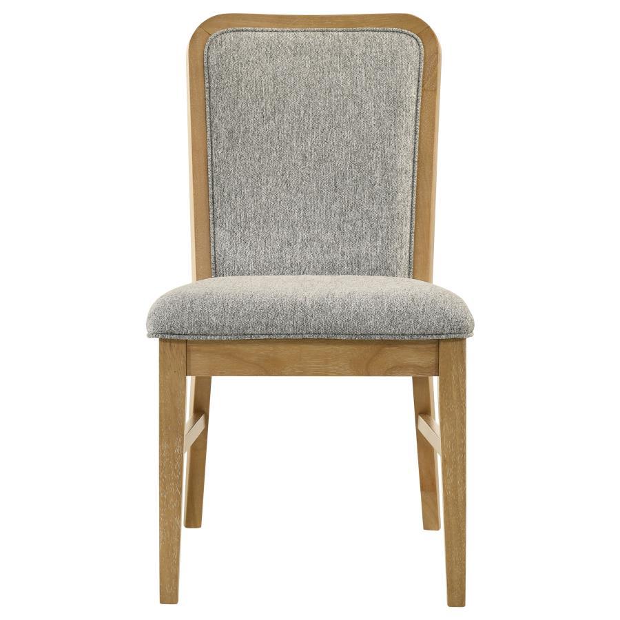 Croyden - Dining Side Chair (Set of 2) - Gray / Weathered Natural Chair Sets by Coaster Fine Furniture - Walls Furniture & Mattress