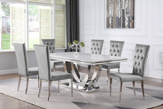 Kerwin - Rectangular Dining Table Set 5 Piece Dining Room Sets by CoasterElevations - Walls Furniture & Mattress