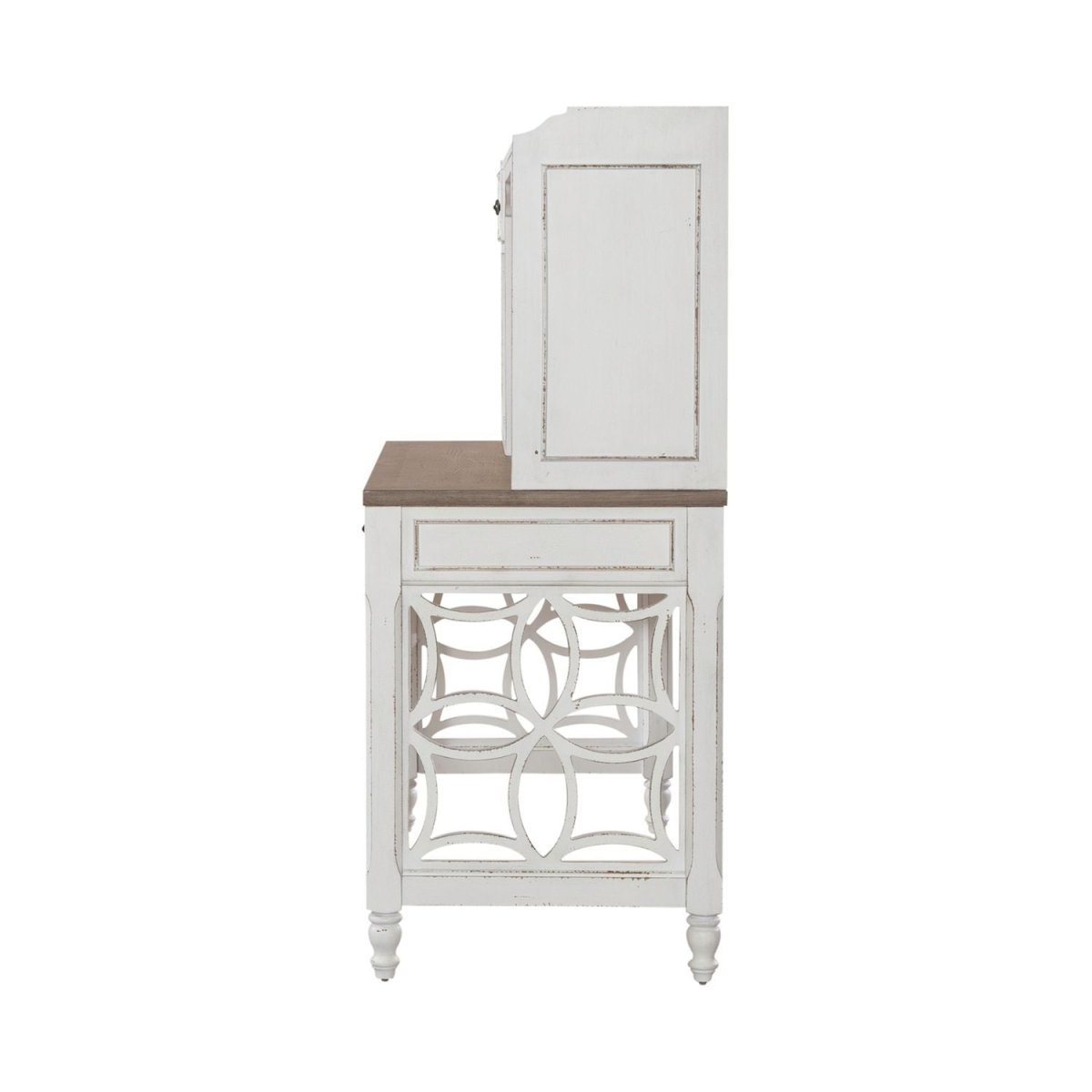 Magnolia Manor - L Shaped Desk Set 3 Piece Home Office Sets by Liberty Furniture - Walls Furniture & Mattress
