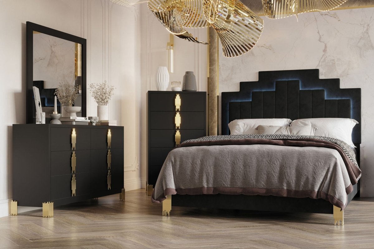 Empire - Bedroom Set 4 Piece Bedroom Sets by New Classic - Walls Furniture & Mattress