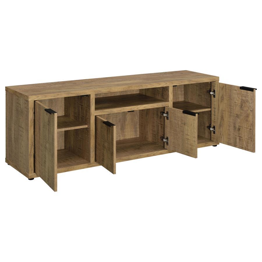 Tabby - 4 Door Engineered Wood TV Stand - Mango TV Stands by Coaster Fine Furniture - Walls Furniture & Mattress