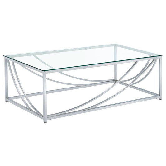 Lille - Glass Top Entryway Sofa Console Table Accents End Tables by CoasterEssence - Walls Furniture & Mattress