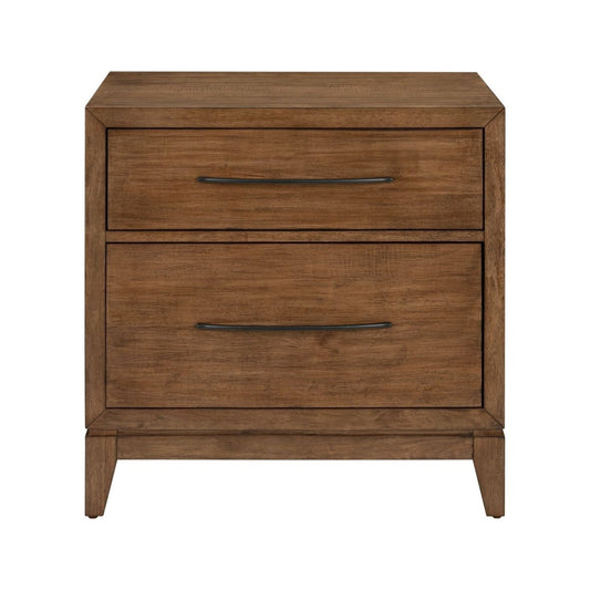 Shaker Lakes - Lateral File Cabinet - Harvest Brown Filing Cabinets by Liberty Furniture - Walls Furniture & Mattress