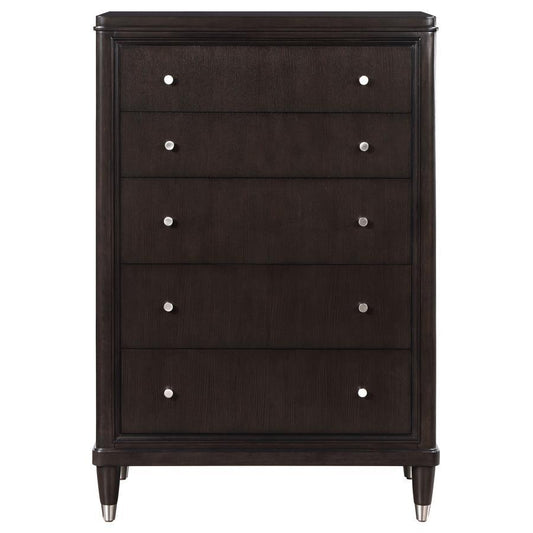 Emberlyn - 5 - Drawer Bedroom Chest - Brown Accent Chests by Coaster Fine Furniture - Walls Furniture & Mattress