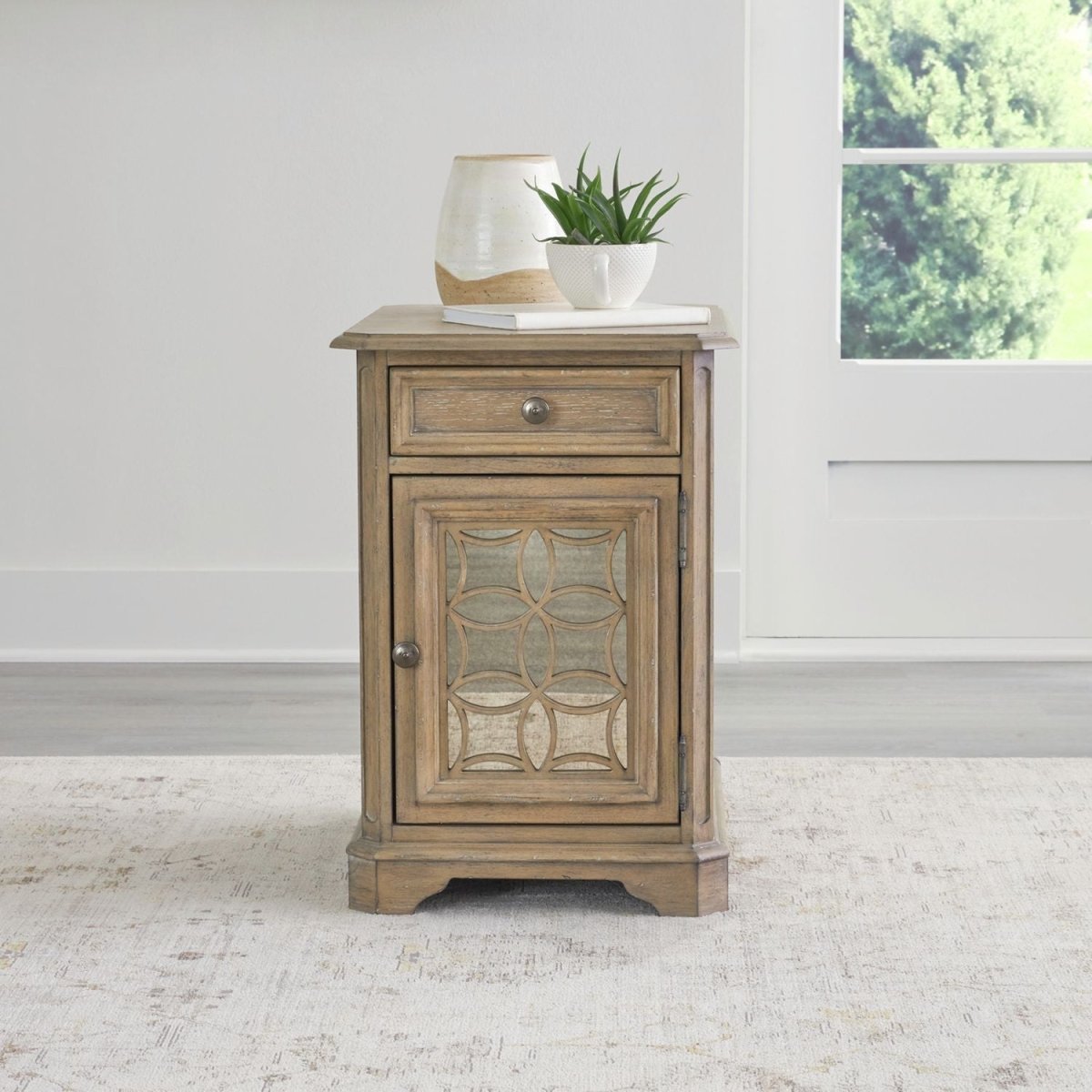Magnolia Manor - Chair Side Table Chair Side Tables by Liberty Furniture - Walls Furniture & Mattress